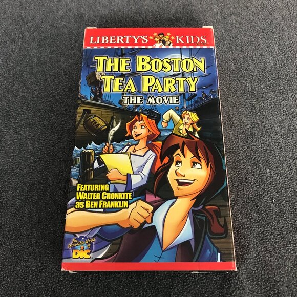 Liberty's Kids: The Boston Tea Party The Movie (2004) VHS - Walter Cronkite - Picture 1 of 2